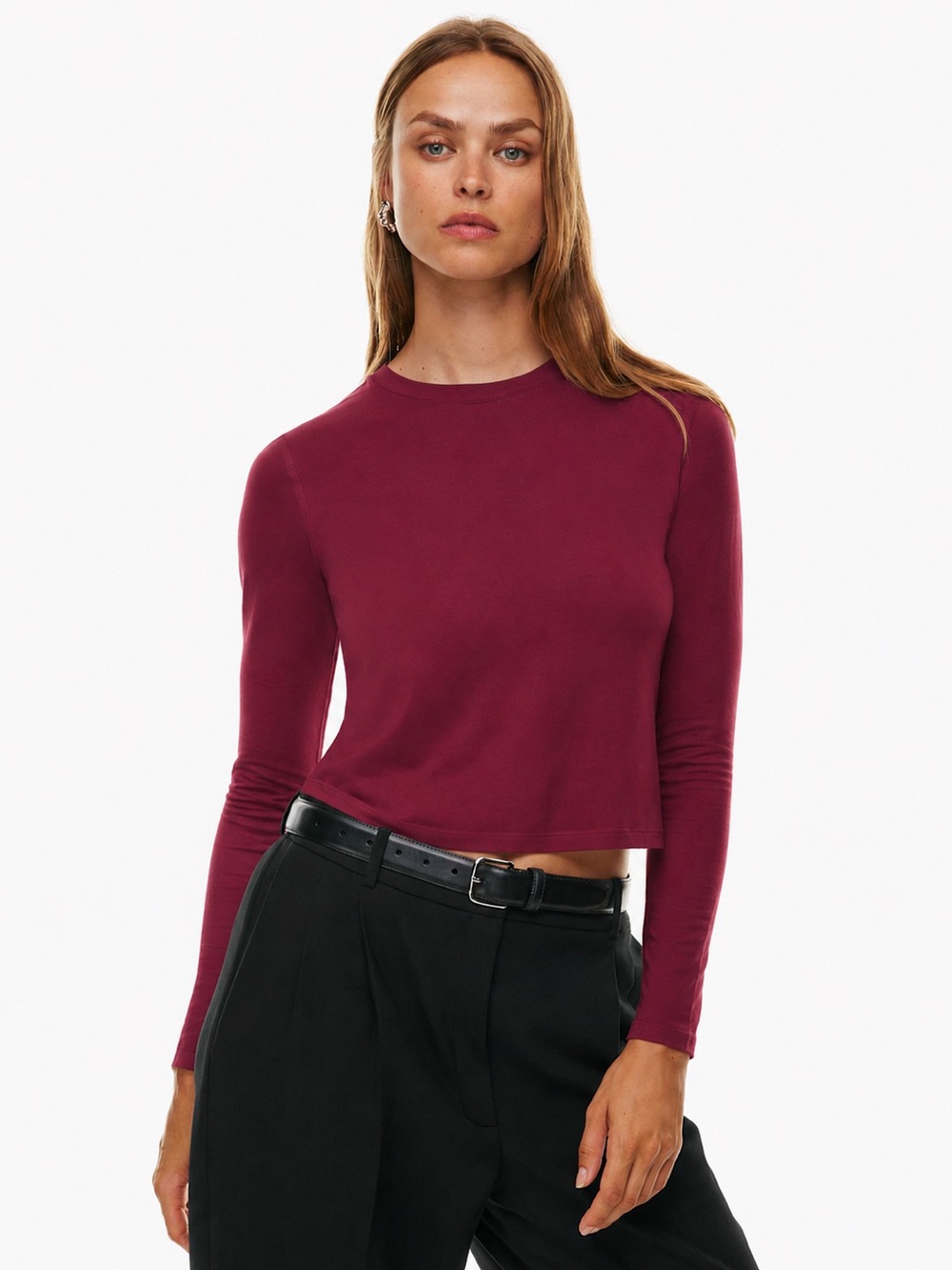 Aritzia Babaton Everyday Longsleeve
Jersey crewneck longsleeve Size Small